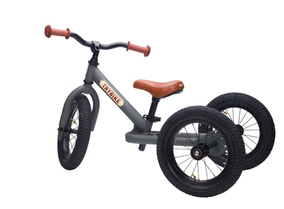 draisienne tricycle 2 en 1 anthracite 3 roues evolutive - TRYBIKE TBS-3-GRY 8719189161441