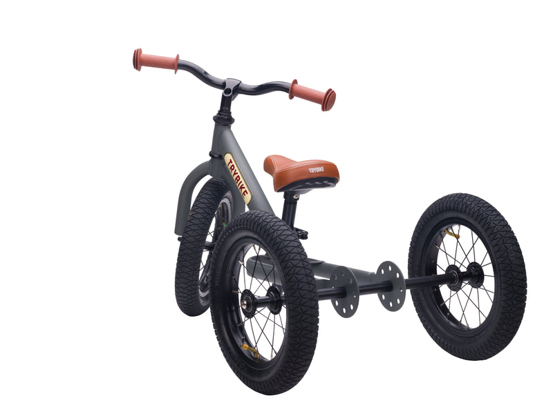 draisienne tricycle 2 en 1 anthracite 3 roues evolutive - TRYBIKE TBS-3-GRY 8719189161441