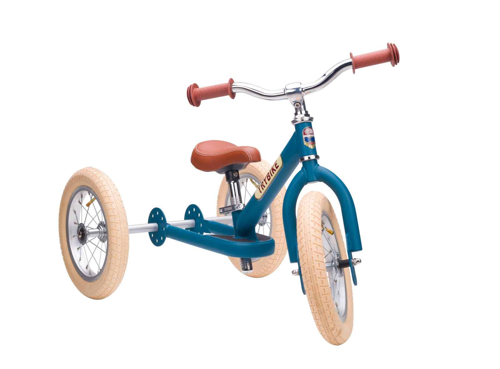 draisienne tricycle 2 en 1 vintage bleu 3 roues evolutive - TRYBIKE TBS-3-BLU-VIN 8719189161427