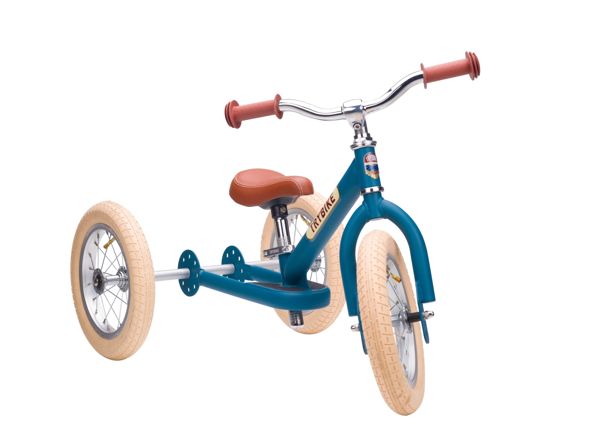 draisienne tricycle 2 en 1 vintage bleu 3 roues evolutive - TRYBIKE TBS-3-BLU-VIN 8719189161427