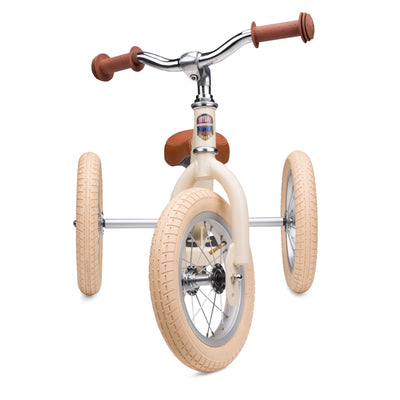 draisienne tricycle 2 en 1 vintage creme 3 roues evolutive - TRYBIKE TBSCREMETRICYCLE