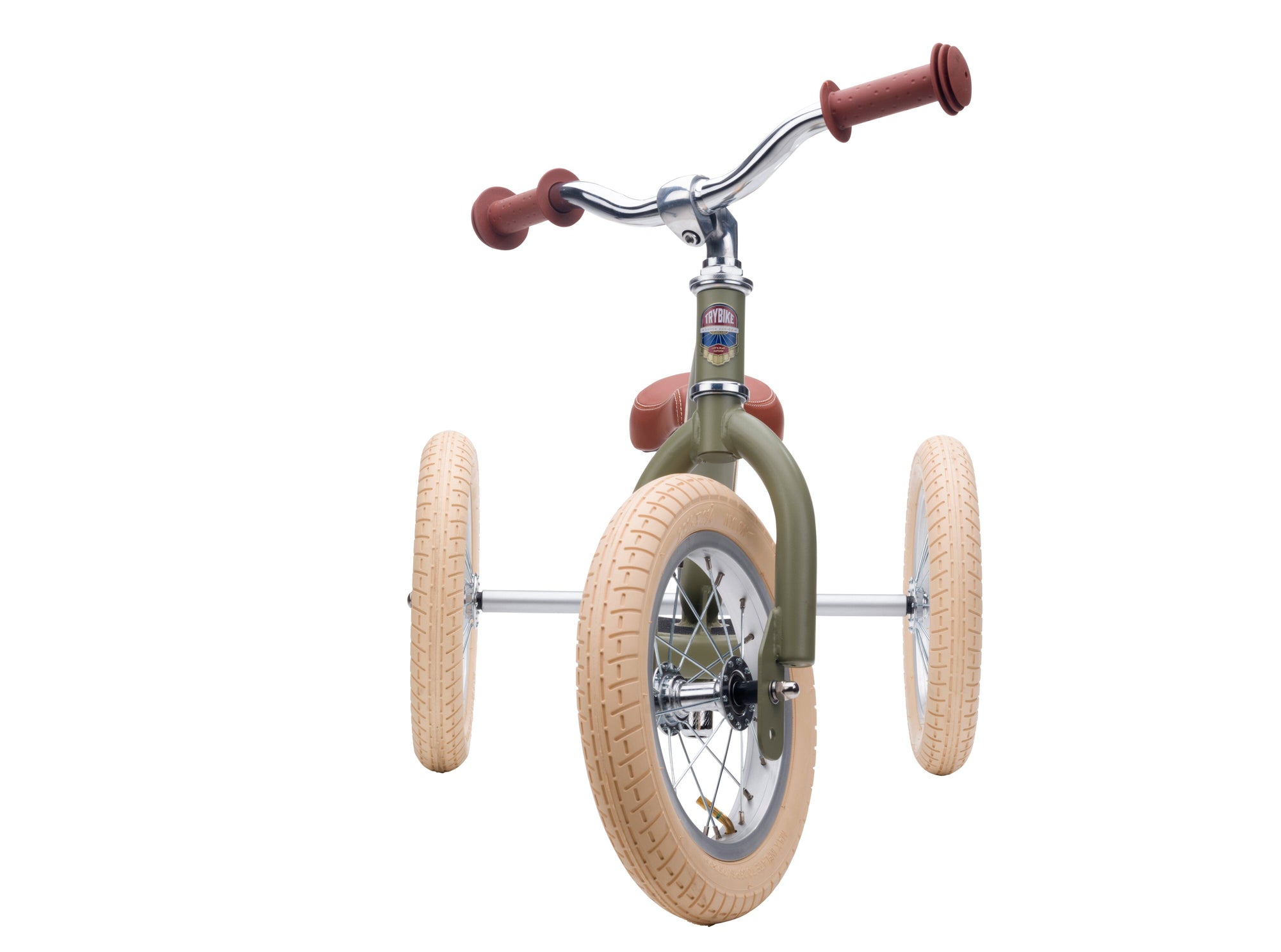 draisienne tricycle 2 en 1 vintage vert 3 roues evolutive - TRYBIKE TBS-3-GRN-VIN 8719189161748