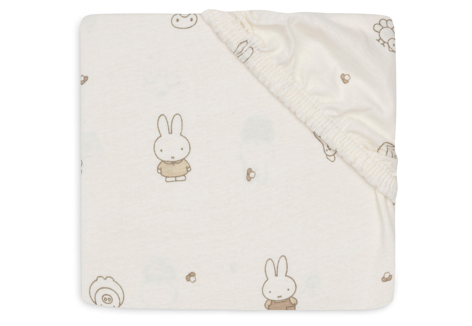 Drap-housse Jersey 60x120cm Miffy Family Farm – Jollein