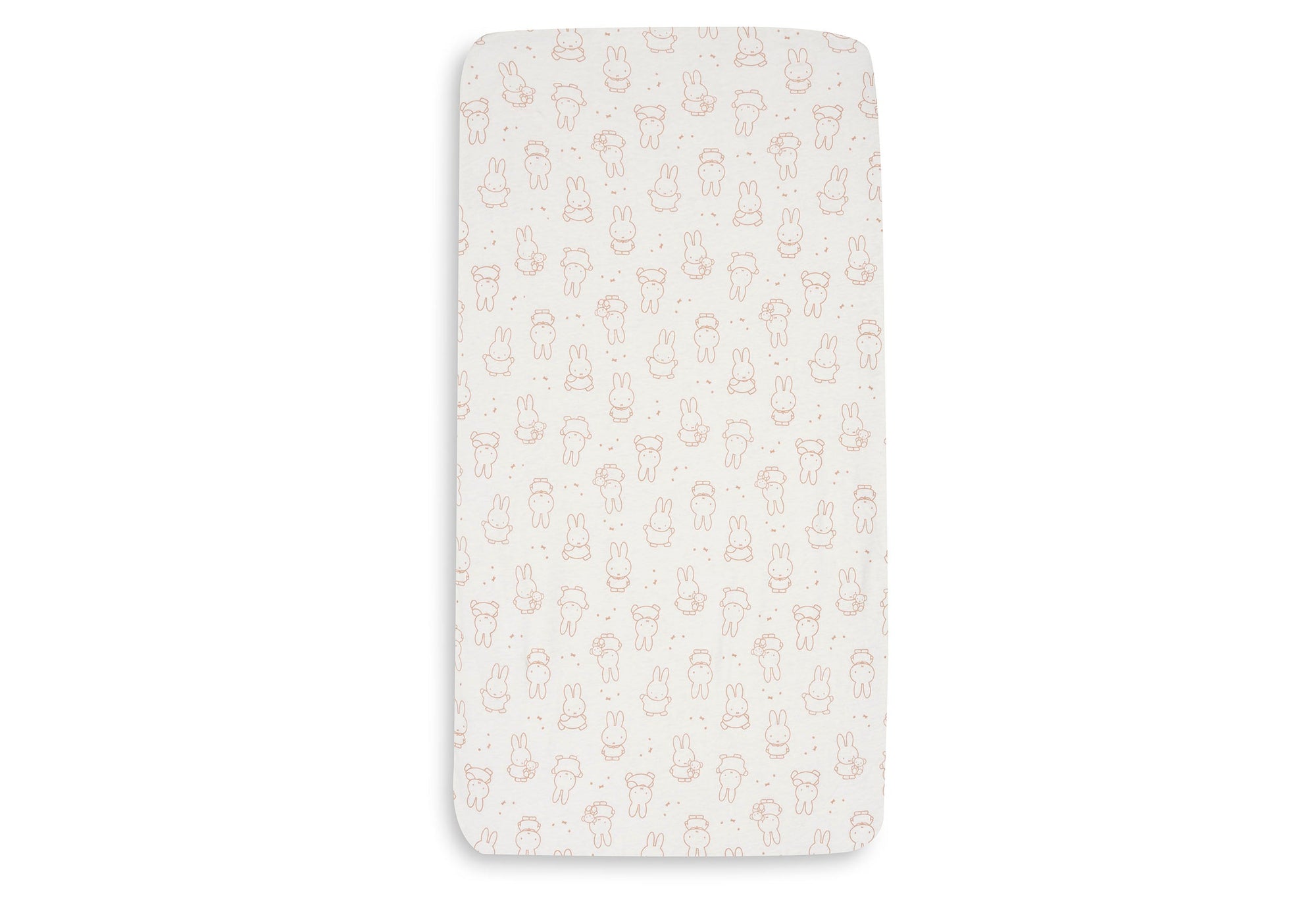 Drap-housse Jersey 60x120cm Miffy Moments Light Terra de Jollein – vue 2