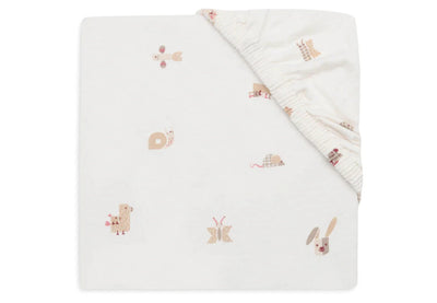 Drap housse Jersey 70x150 cm animal friends - JOLLEIN 511-565-68154 8717329400313