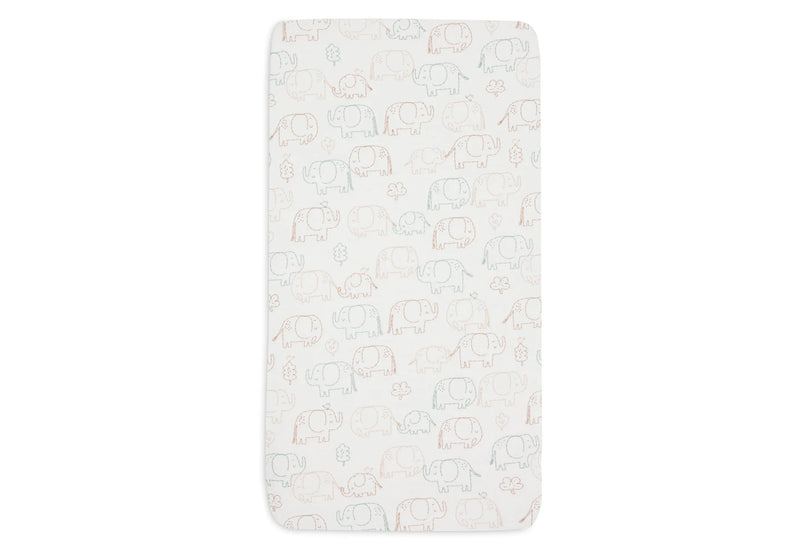 Drap housse Jersey 70x150 cm elephant tales - JOLLEIN 511-565-68110 8717329400344