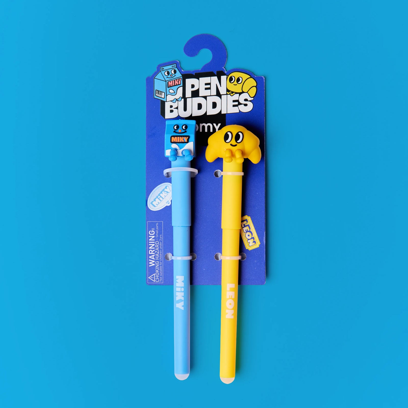 Duo de stylos effaçables Pen Buddies Leon et Miky – Omy