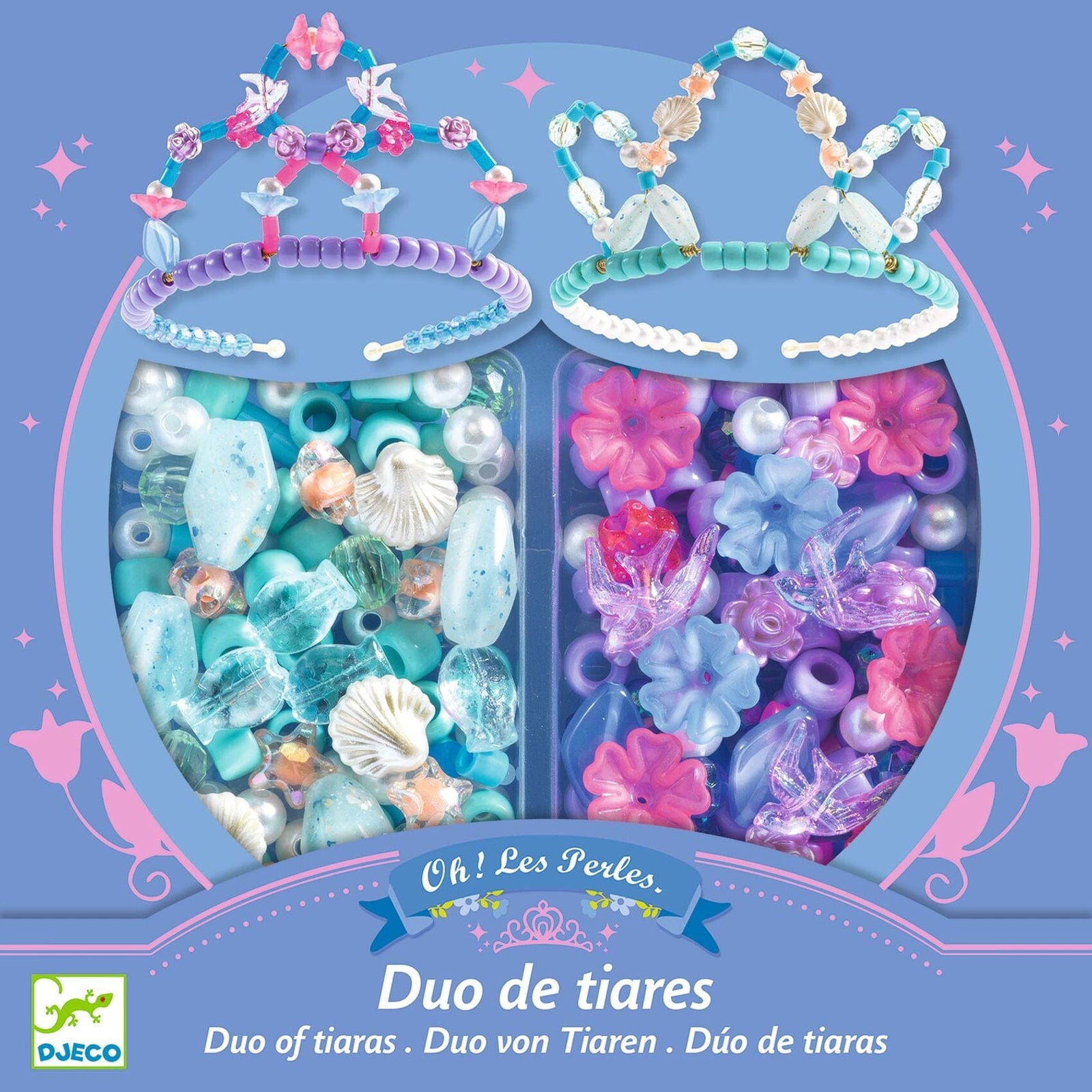 duo de tiares a creer bleu - DJECO DJ00038 3070900000384