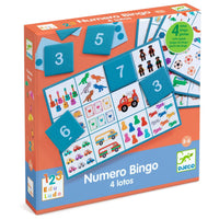 eduludo Numero Bingo 4 lotos - DJECO