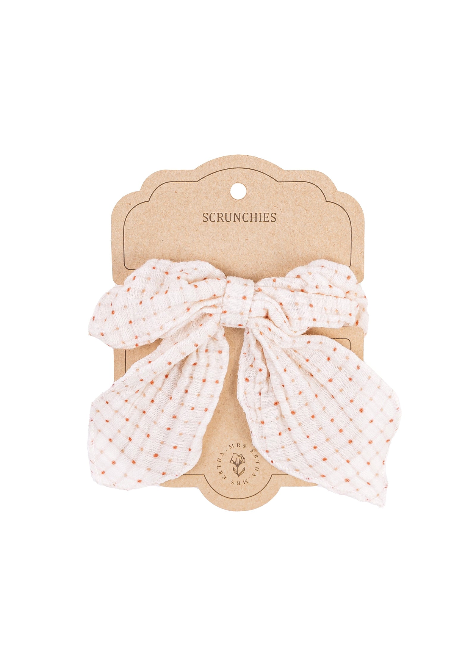 Elastique à cheveux organic squares - Mrs. Ertha 1376 organic squares 0658606268821