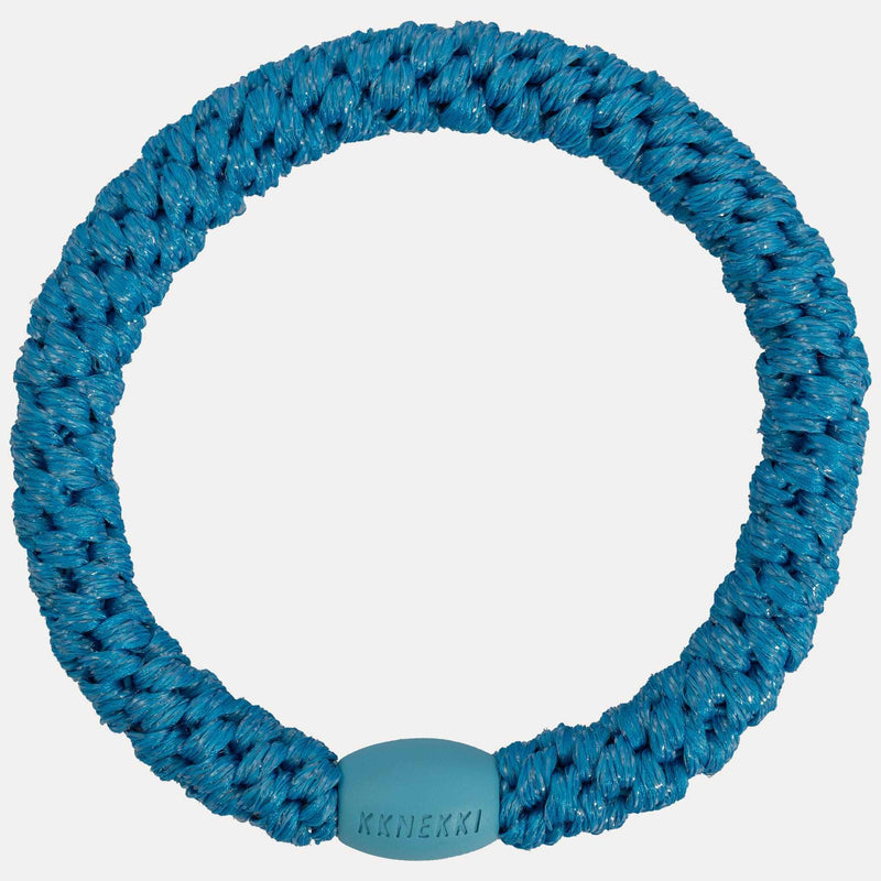 Élastique cheveux KKNEKKI Azure blue glitter 