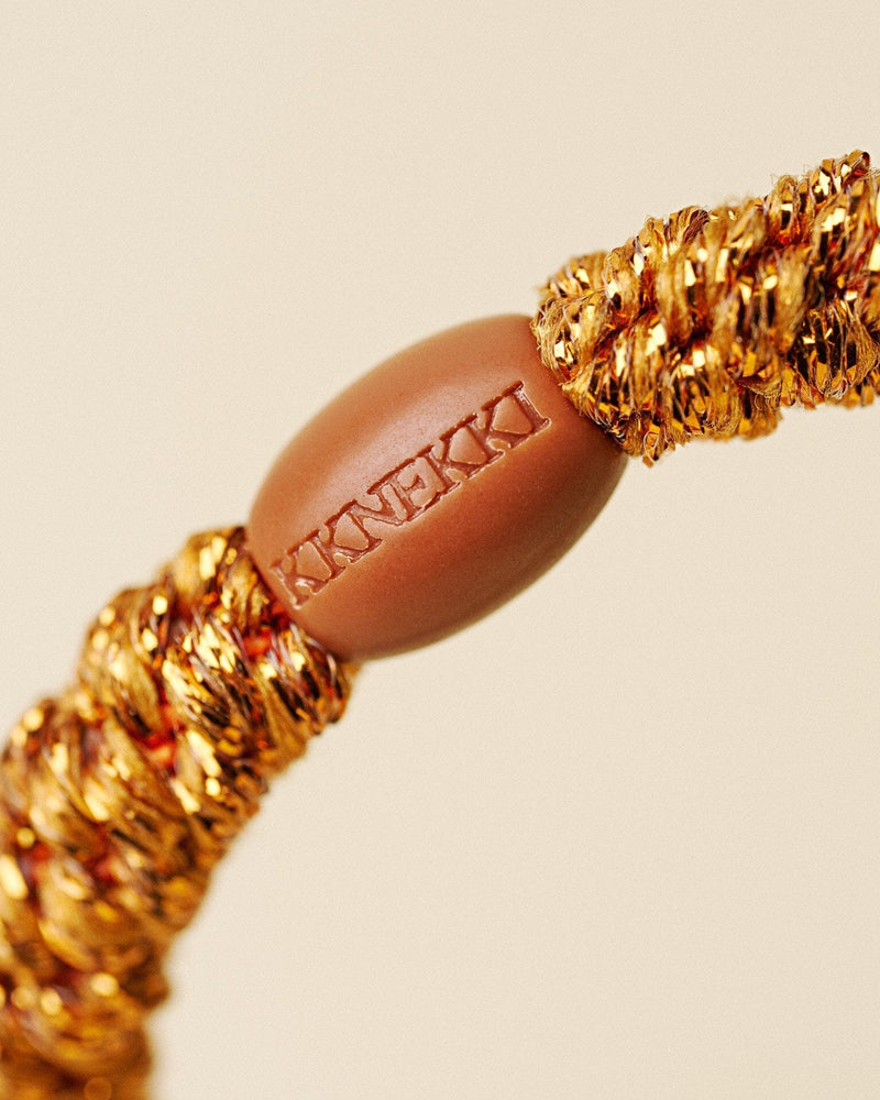 Élastique cheveux KKNEKKI Burned Terracotta Glitter