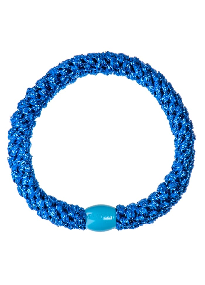 Élastique cheveux KKNEKKI electric blue glitter 