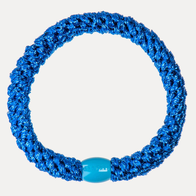 Élastique cheveux KKNEKKI electric blue glitter 