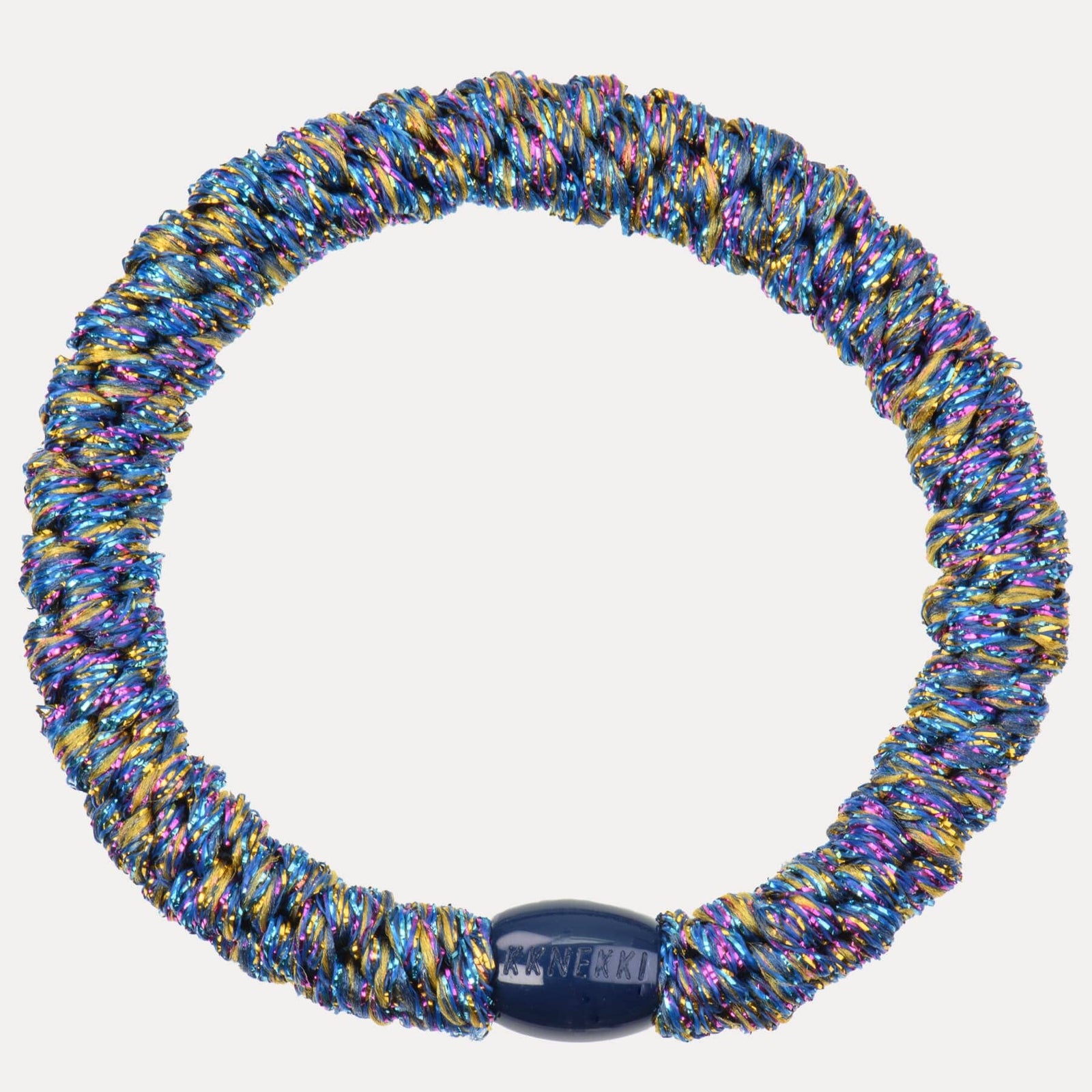 Élastique cheveux KKNEKKI Electric Blue multiglitter 