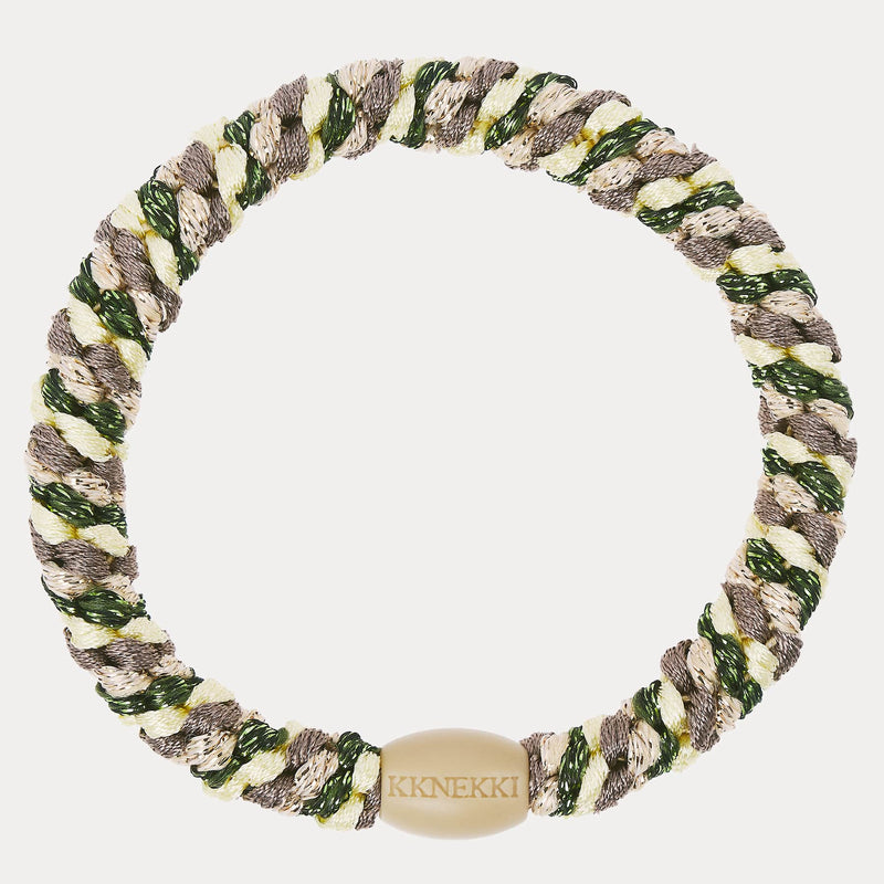 Élastique cheveux KKNEKKI Mix army yellow 