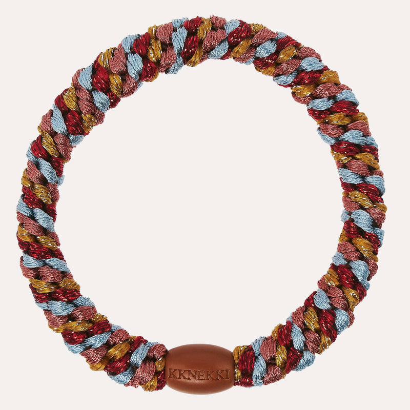 Élastique cheveux KKNEKKI Mix bordeaux curry 