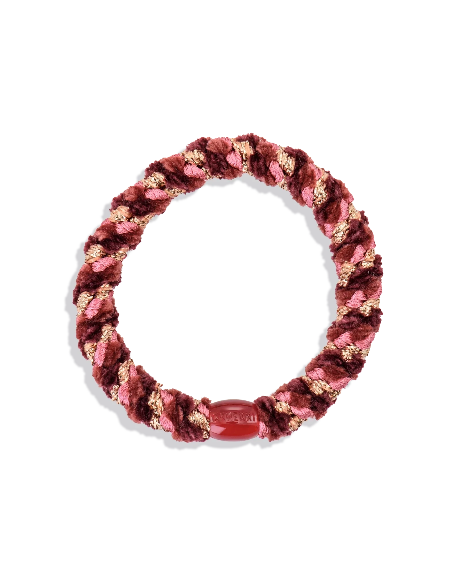 Élastique cheveux KKNEKKI Mix Bordeaux Rosegold