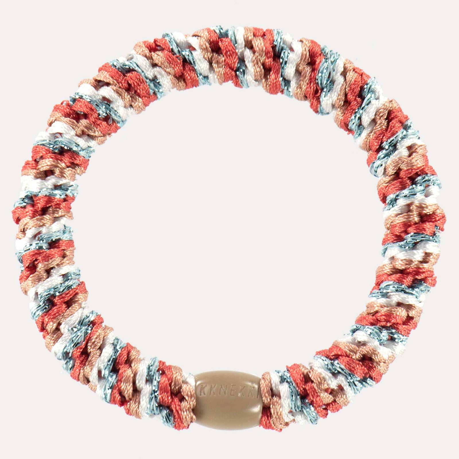 Élastique cheveux KKNEKKI Mix Coral-Light Blue 