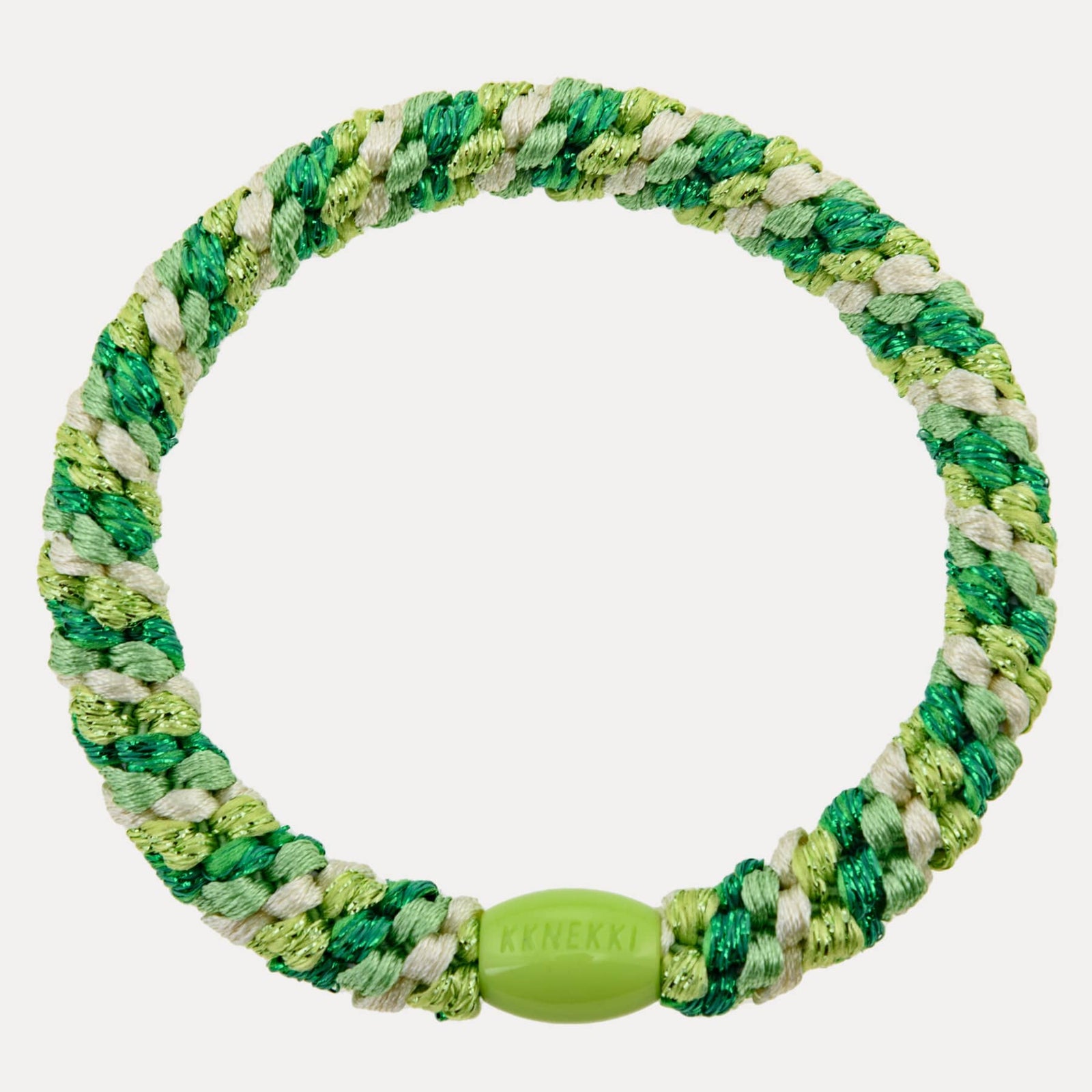 Élastique cheveux KKNEKKI Mix grass green green glitter 