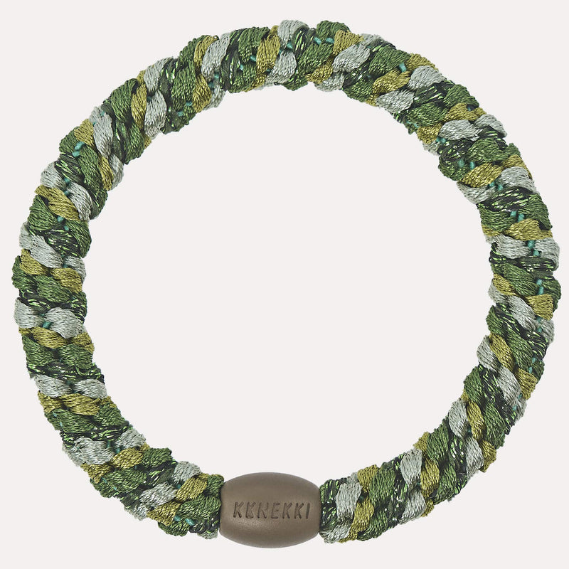Élastique cheveux KKNEKKI Mix green wood 