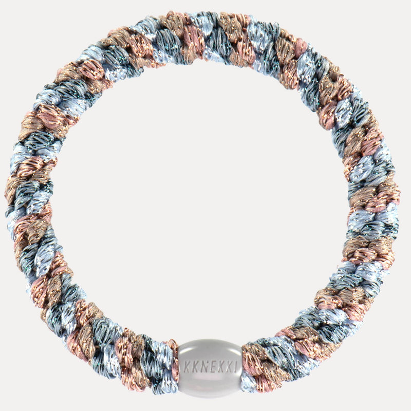 Élastique cheveux KKNEKKI Mix Seablue Glitter 