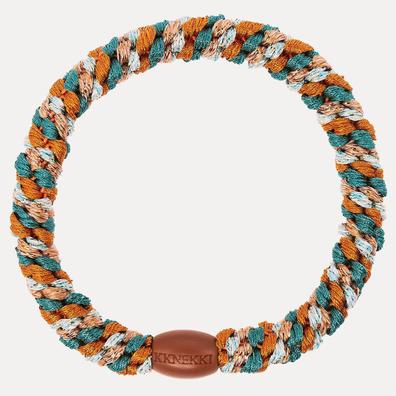 Élastique cheveux KKNEKKI Mix terracotta teal 