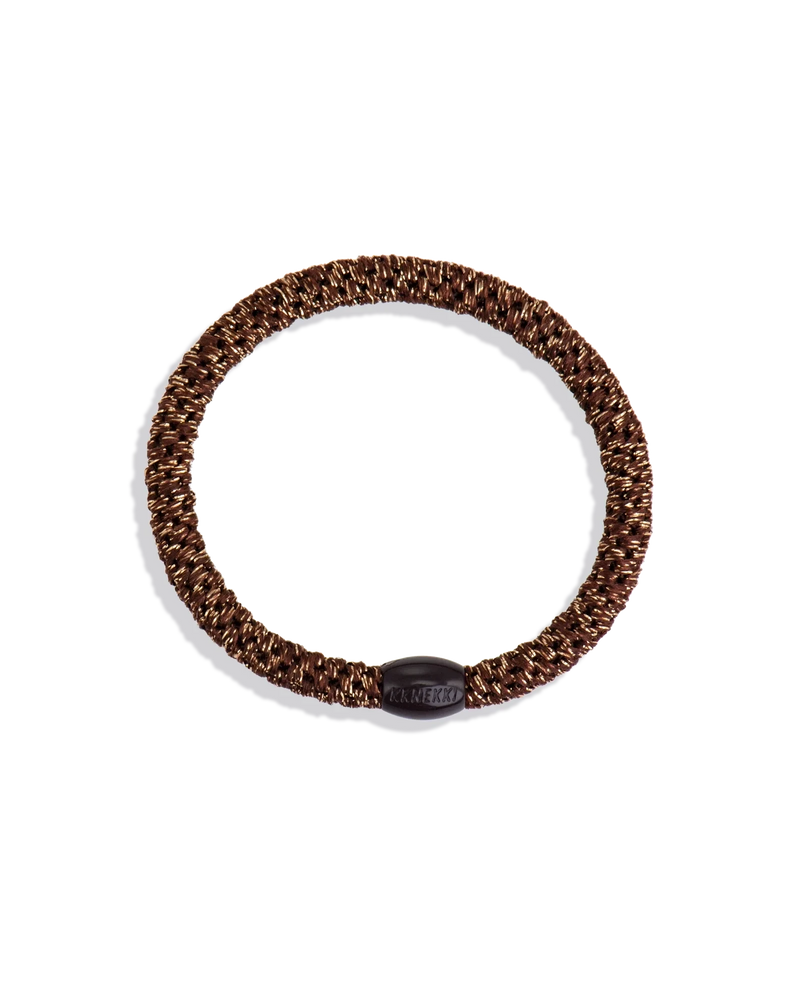 Élastique cheveux KKNEKKI Slim Bronze Glitter