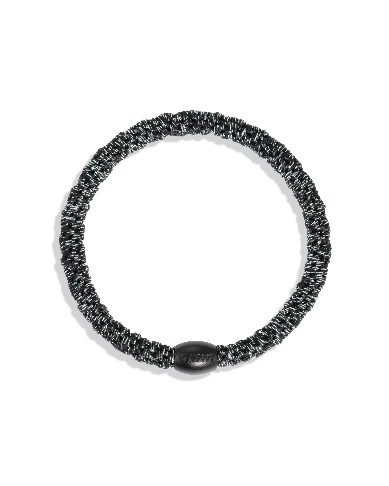 Élastique cheveux KKNEKKI Slim Dark Grey Glitter