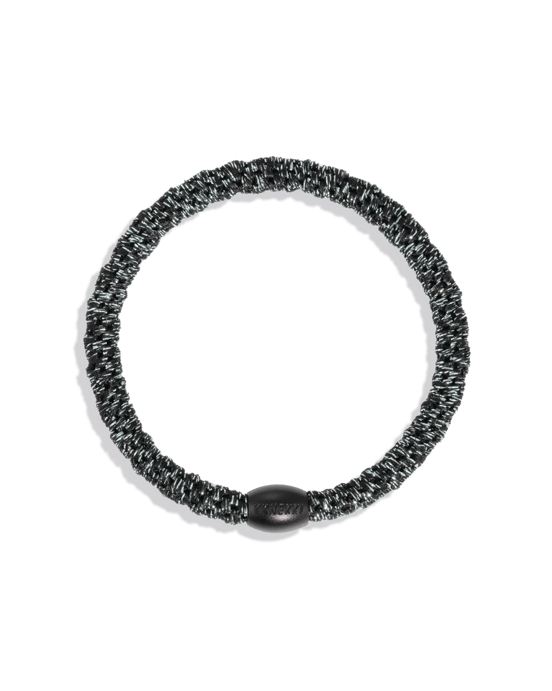 Élastique cheveux KKNEKKI Slim Dark Grey Glitter