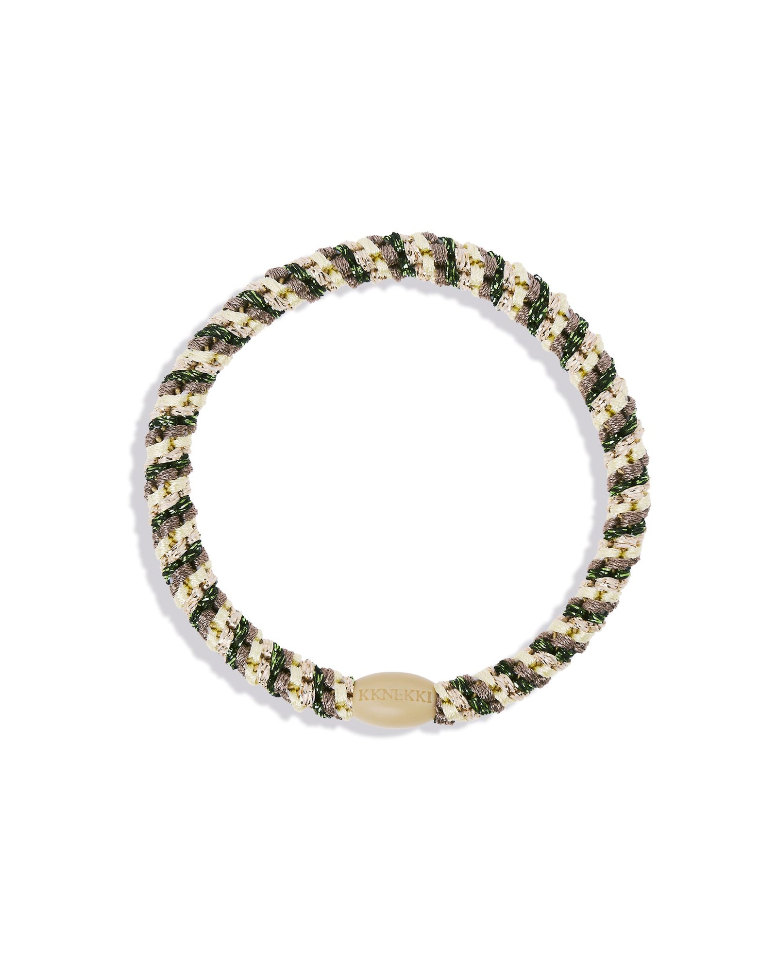 Élastique cheveux KKNEKKI Slim Mix Army Yellow