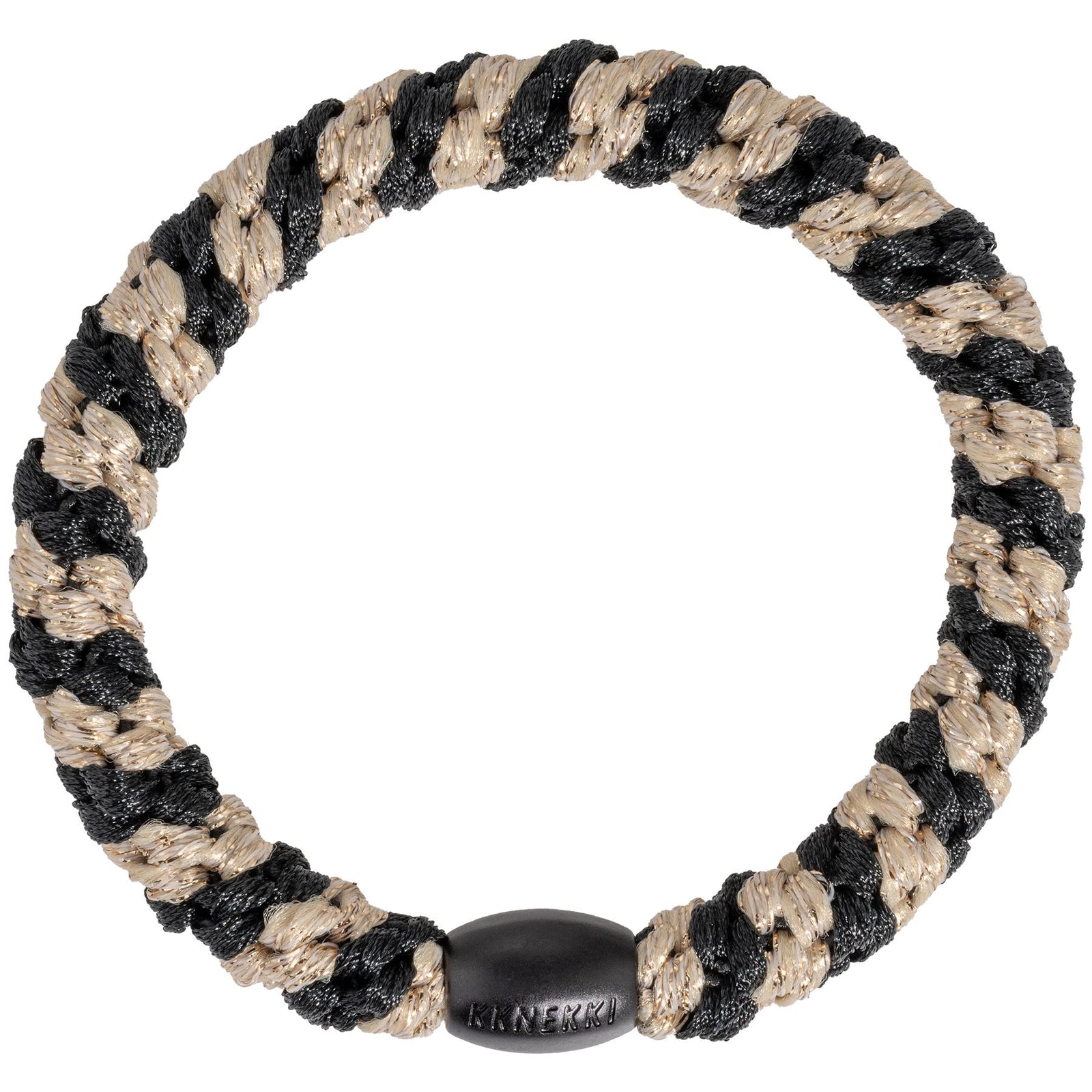 Élastique Kknekki black beige glitter stripe - KKNEKKI black beige glitter stripe 7072684050605