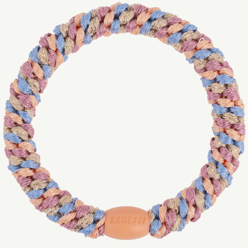Élastique Kknekki Mix Peach blue glitter - KKNEKKI 5746 7072684057468
