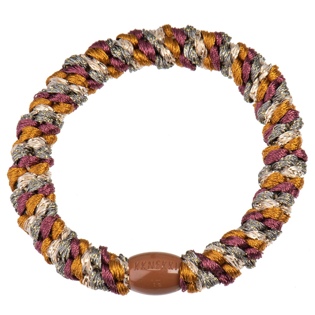 Élastique Kknekki mix rosewood-greybeige glitter - KKNEKKI rosewood greybeige glitter 7072684050608