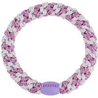 Élastique lavender pink glitter stripe KKNEKKI 5765