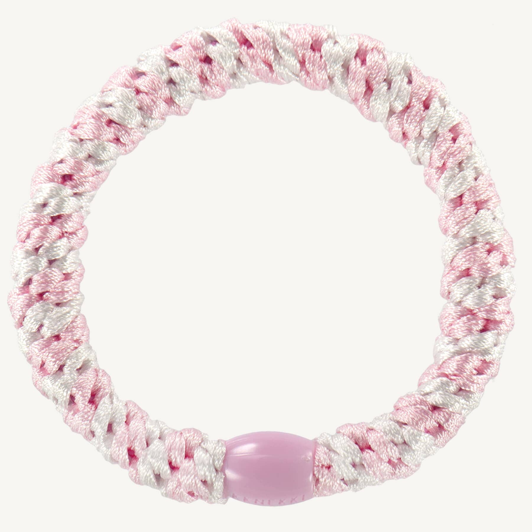 Élastique light pink white stripe- KKNEKKI 5020 7072684050209