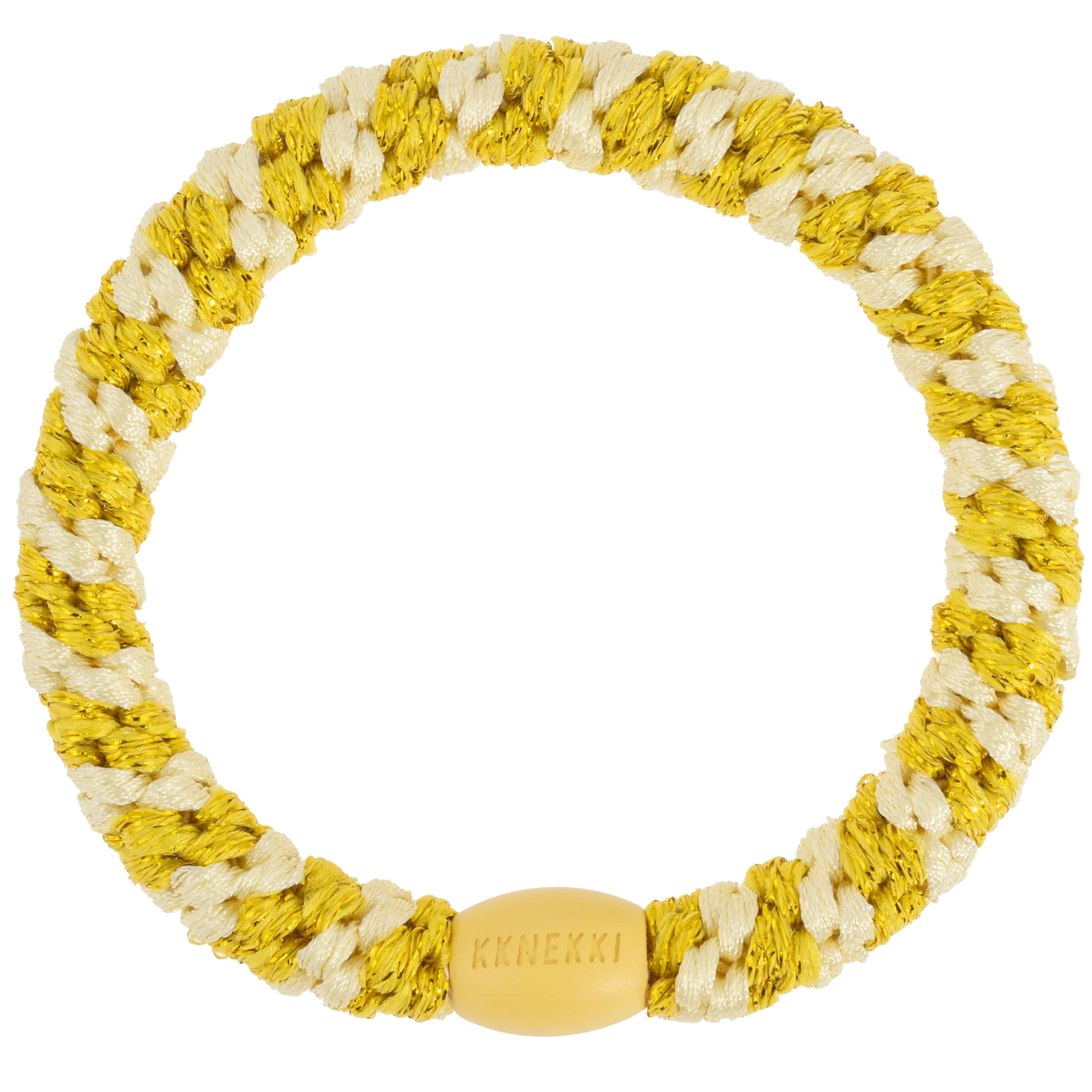 Élastique light yellow sun glitter stripe KKNEKKI 5766 