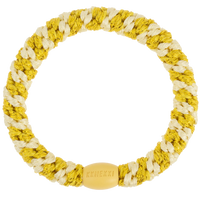 Élastique light yellow sun glitter stripe KKNEKKI 5766