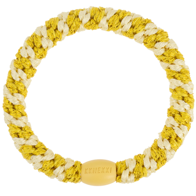Élastique light yellow sun glitter stripe KKNEKKI 5766