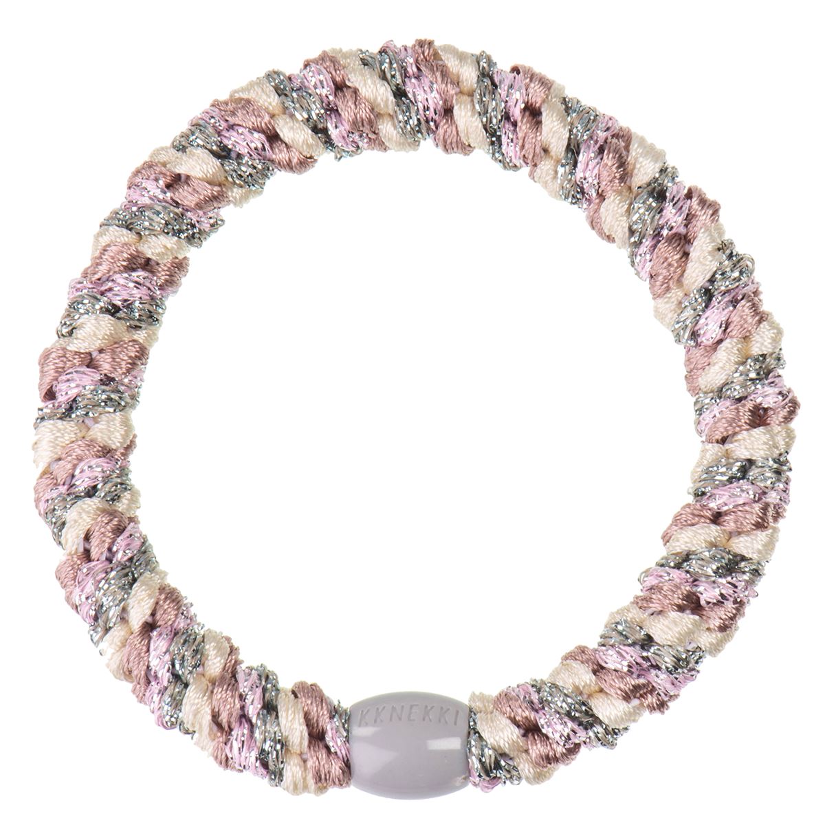 Élastique mix dusty green light pink glitter - KKNEKKI 5274 7072684050883