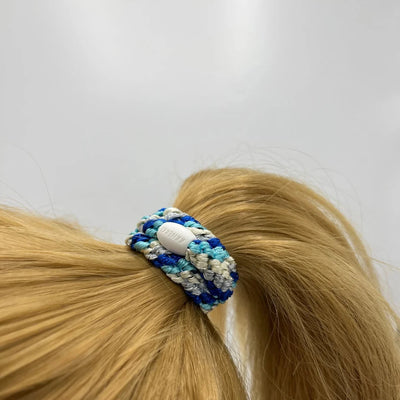 Élastique mix electric blue turquoise glitter KKNEKKI 5754