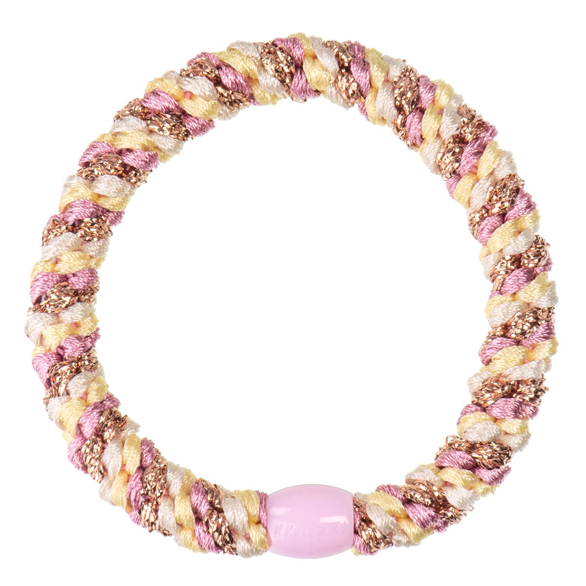 Élastique Mix OldPink yellow glitter - KKNEKKI 5265 7072684052654