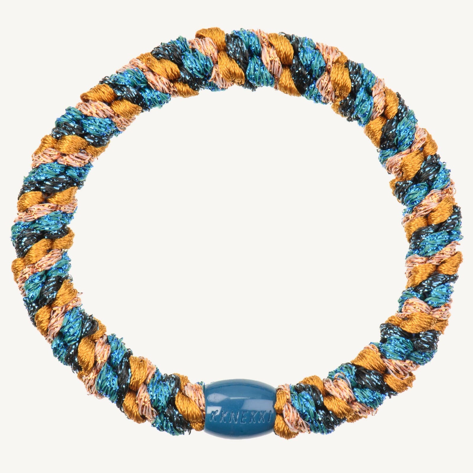 Élastique Mix Peach Petrol glitter - KKNEKKI 5179 7072684051794