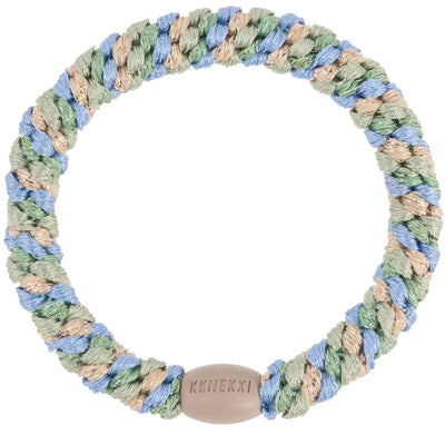Élastique mix pistacio sky blue glitter KKNEKKI 5752
