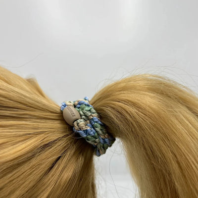 Élastique mix pistacio sky blue glitter KKNEKKI 5752