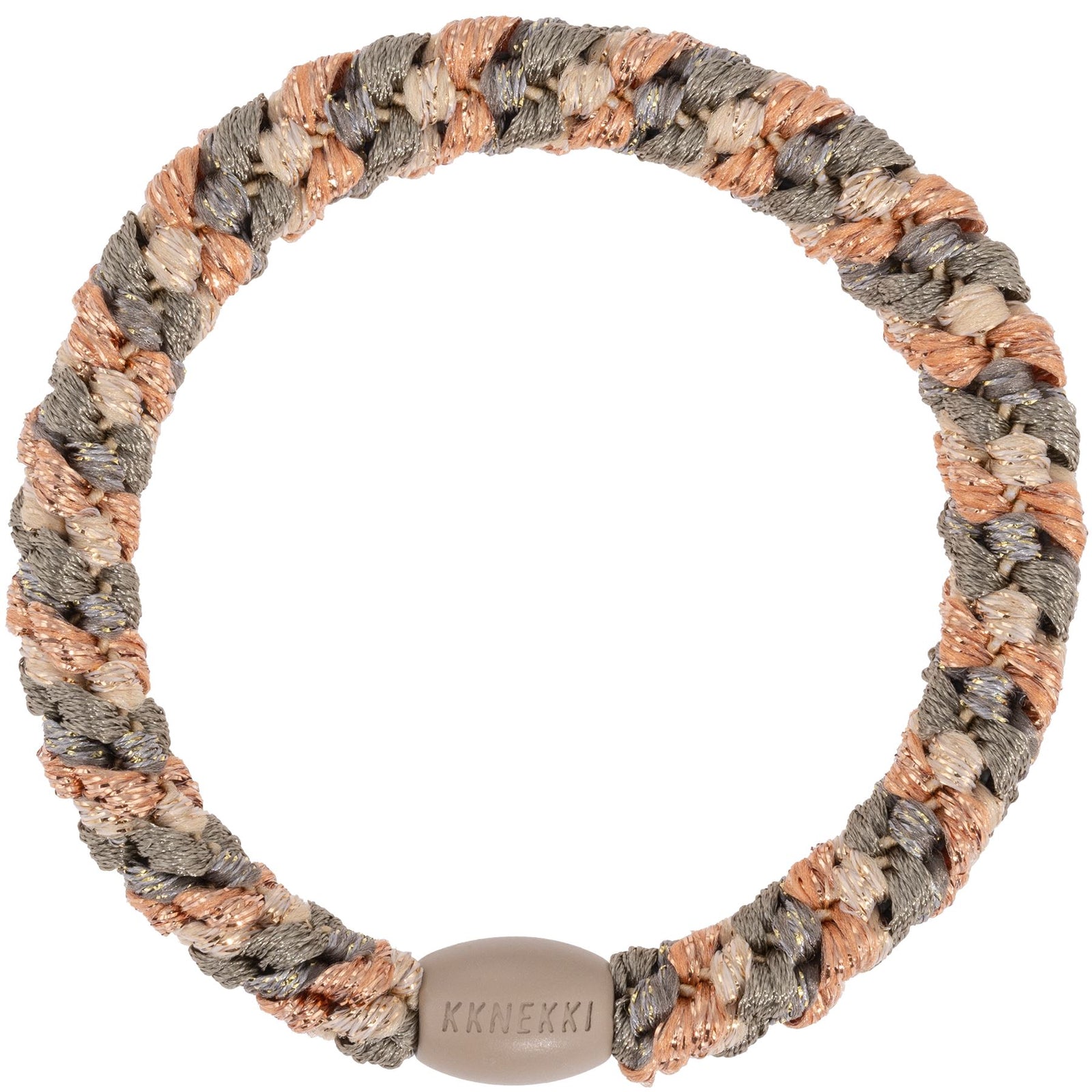 Élastique mix rosegold camo glitter - KKNEKKI 5685 7072684050870