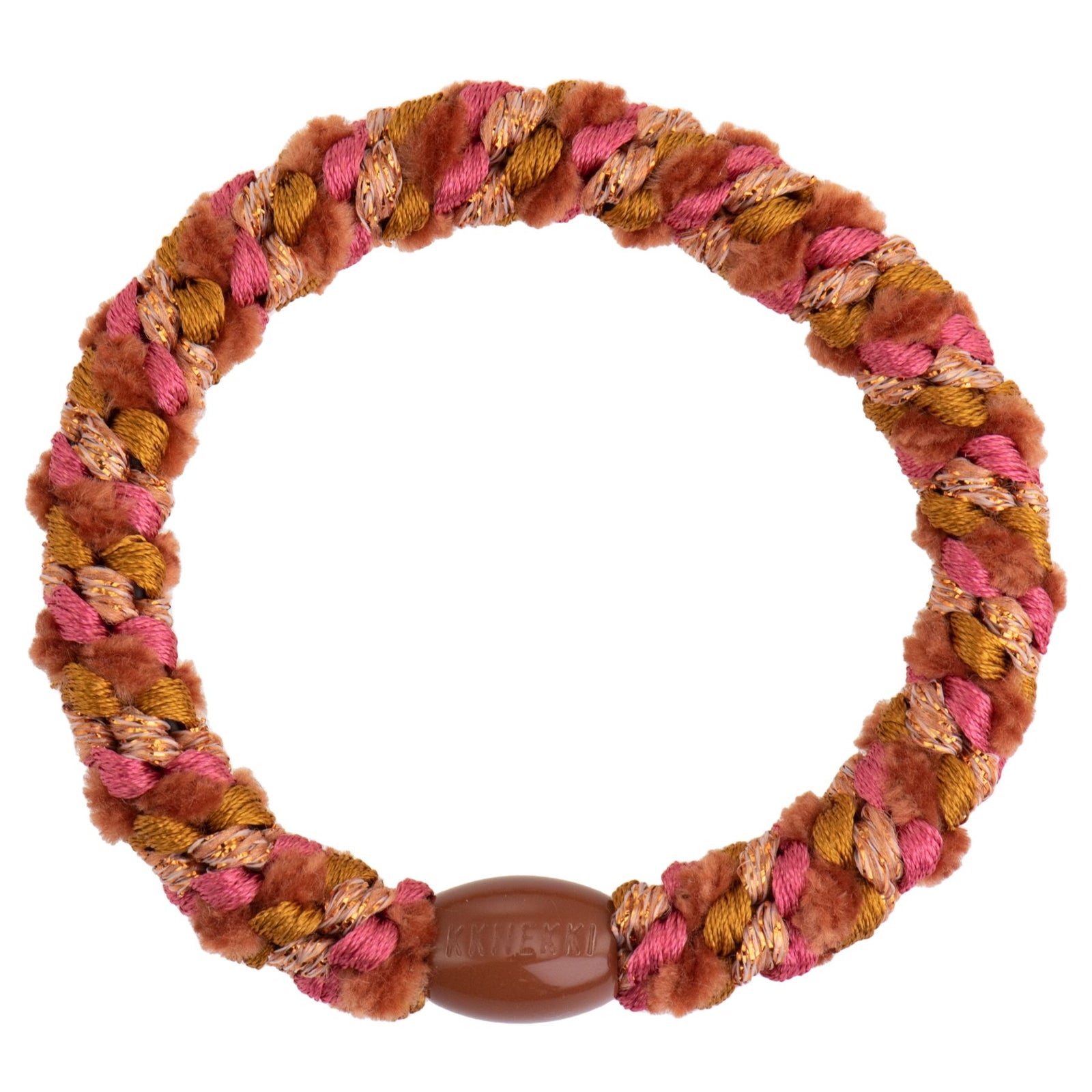 Élastique mix terracotta raspberry glitter - KKNEKKI 5550 7072684055501