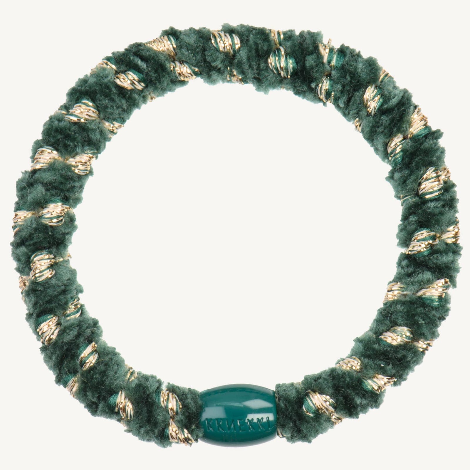 Élastique Velvet stripe Green - KKNEKKI 5329 7072684053293