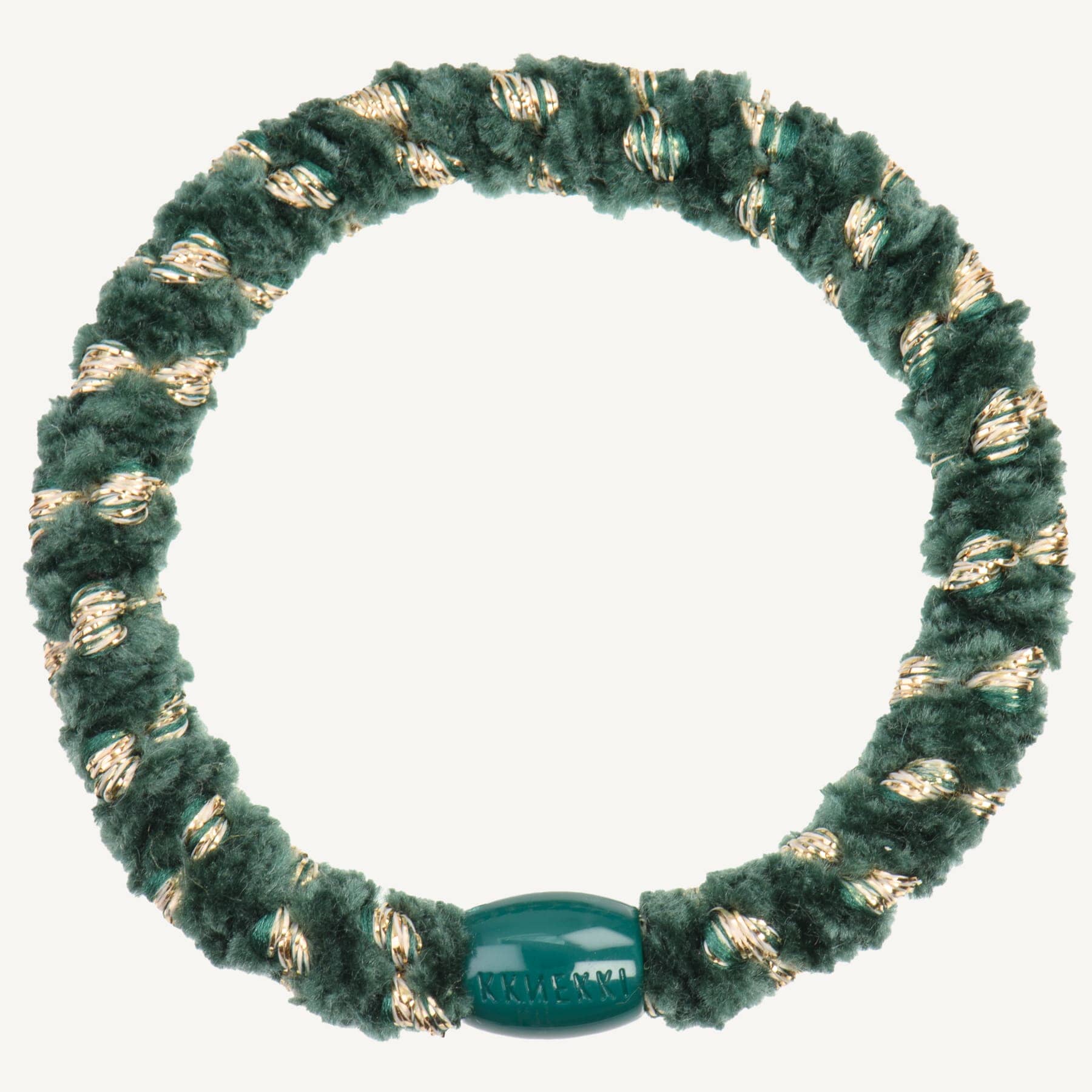 Élastique Velvet stripe Green - KKNEKKI 5329 7072684053293