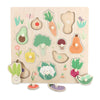Encastrement bouton bois legumes du jardin- VILAC 7101 3048700071019